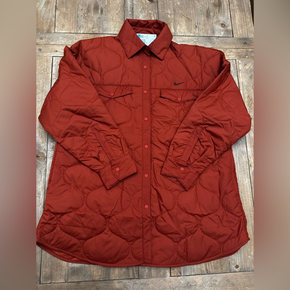 Nike Women's Essential Sportswear Quilted Trench Size Small Medium Large$165 - Picture 3 of 9